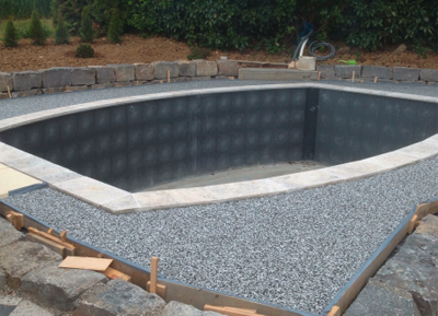 Steinteppich Pool